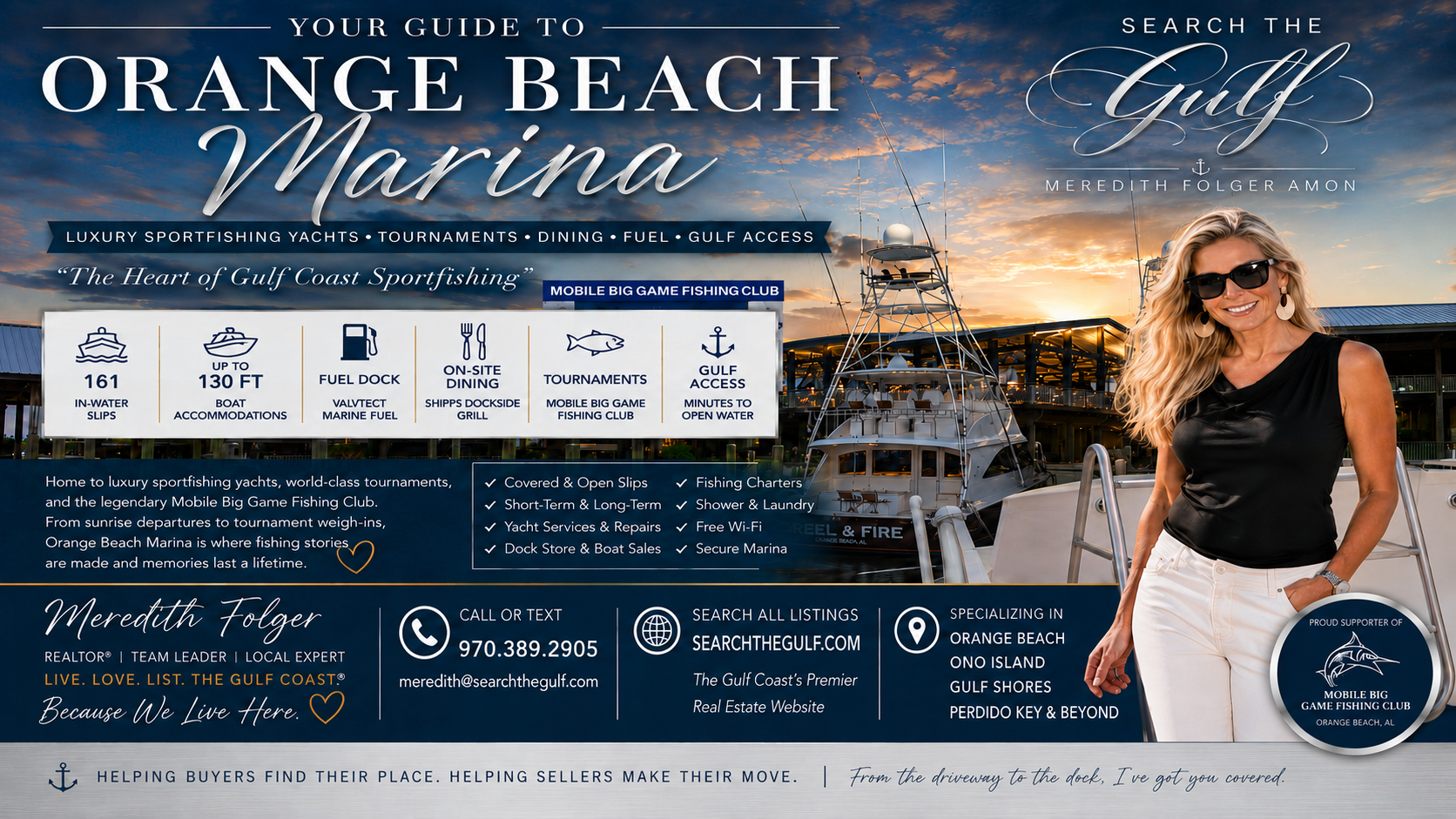 Orange Beach Marina Meredith Folger SearchTheGulf Orange Beach Marina Yachts Meredith Folger